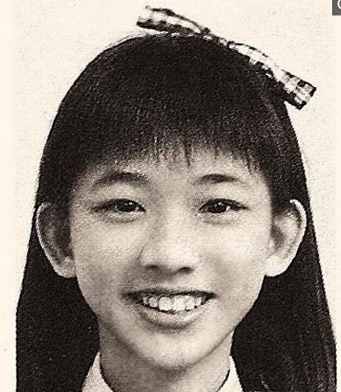 领动计划# 老照片:上高中时期的林志玲