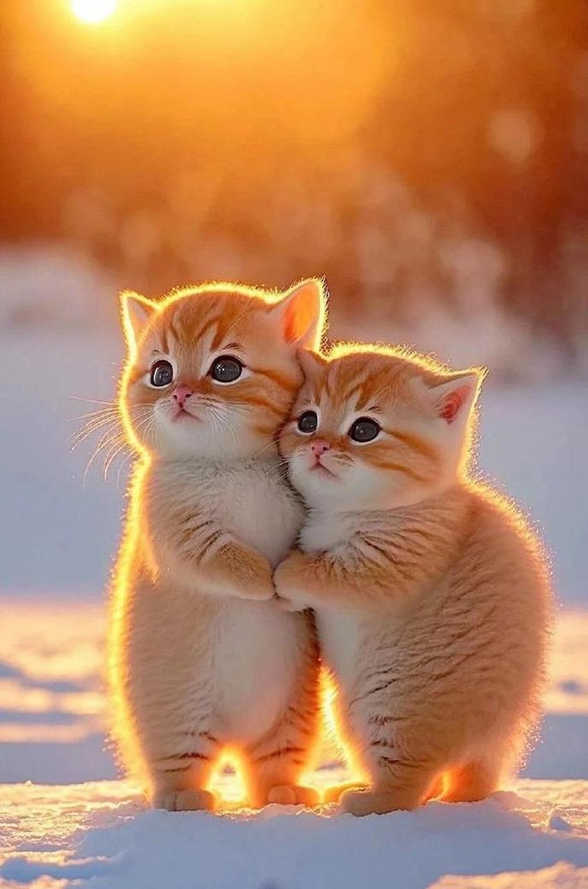 这组小猫咪写真,相信没有人能拒绝得了  实在太可爱了吧![期待]