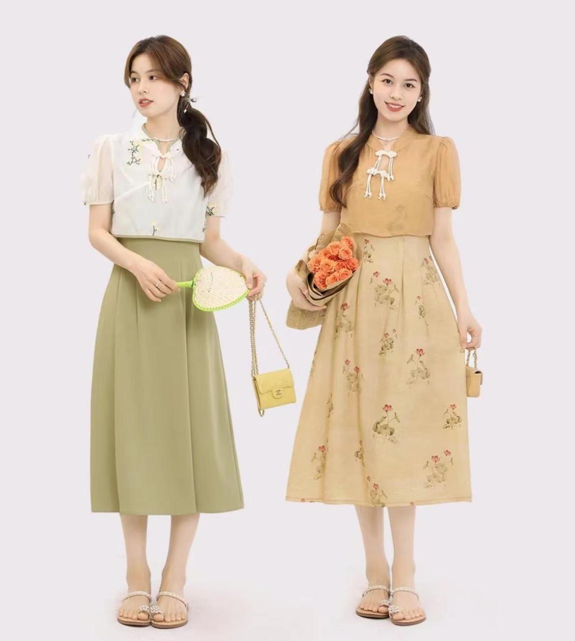 夏季裙装搭配灵感  夏天就要穿美美的裙子啦!