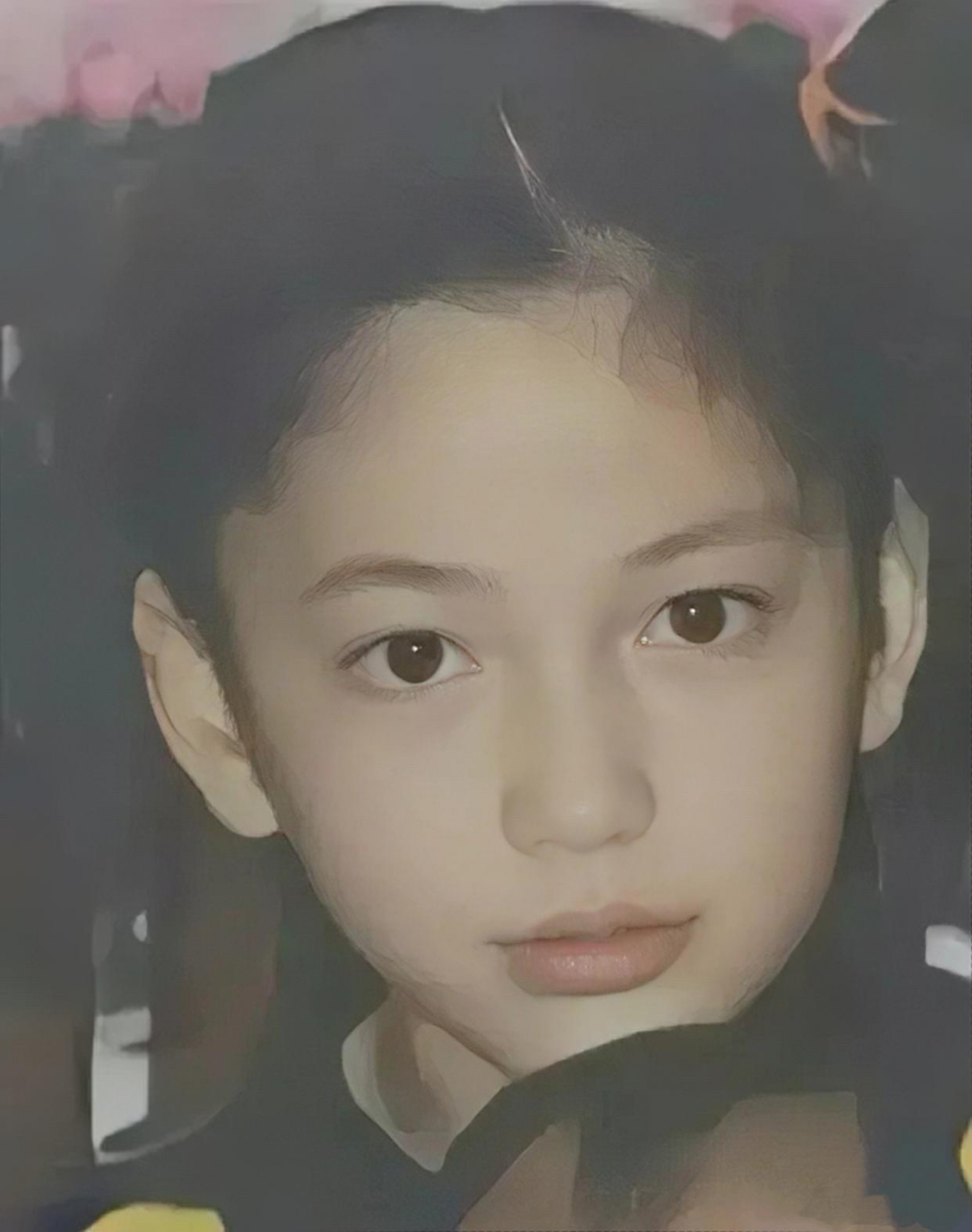 照片就是杨颖的父亲,杨颖的父亲是中德混血,可以看到杨爸爸的五官非常