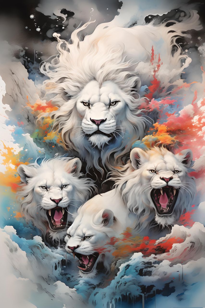 水墨画##狐狸##二次元##白狐##幻想##图片##动漫头像和壁纸##中国