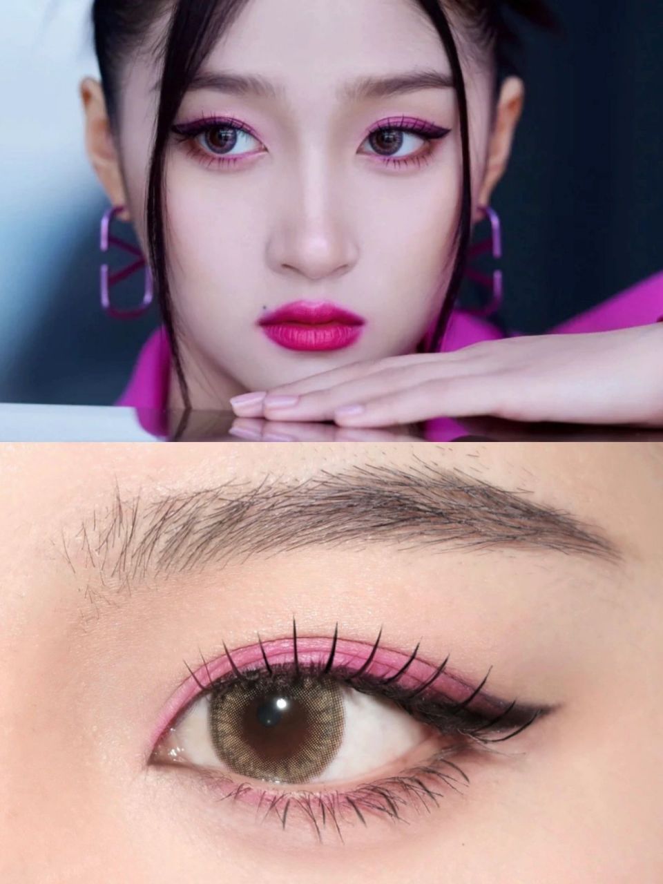 关晓彤仿妆 火龙果千禧辣妹妆 浅尝版 火龙果千禧辣妹妆美到我了!