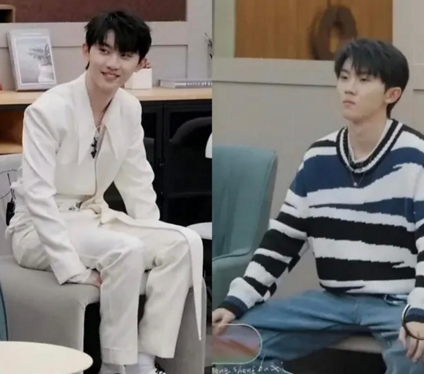 马嘉祺有回家的感觉了,坐姿逐渐放开!