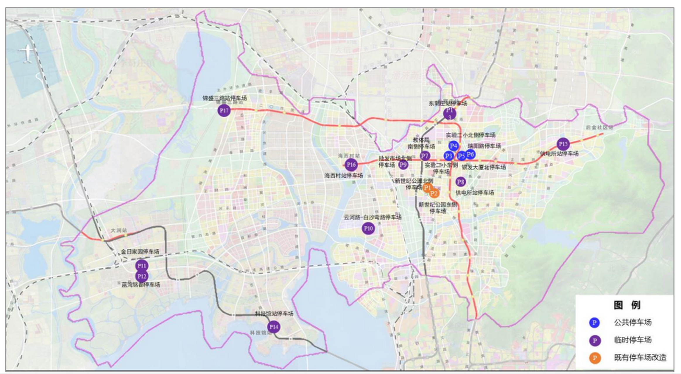 城阳区地铁规划图图片