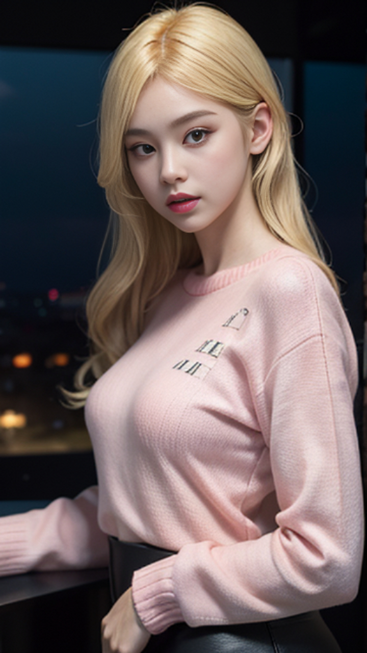 金发小姐姐很性感#ai绘画# #金发美女