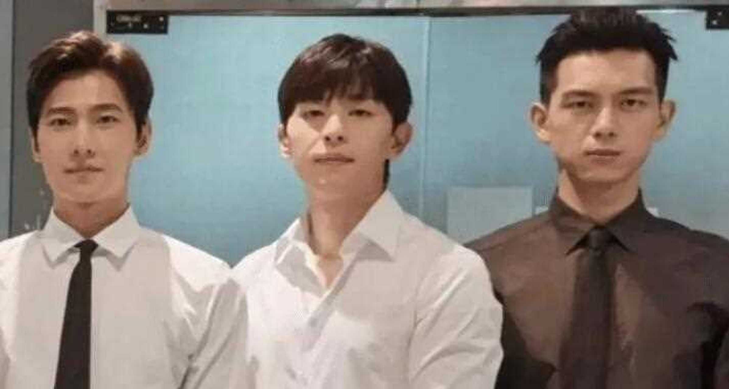 杨洋李现邓伦同框合照,三人身高相差不大,站姿却暴露气质差距