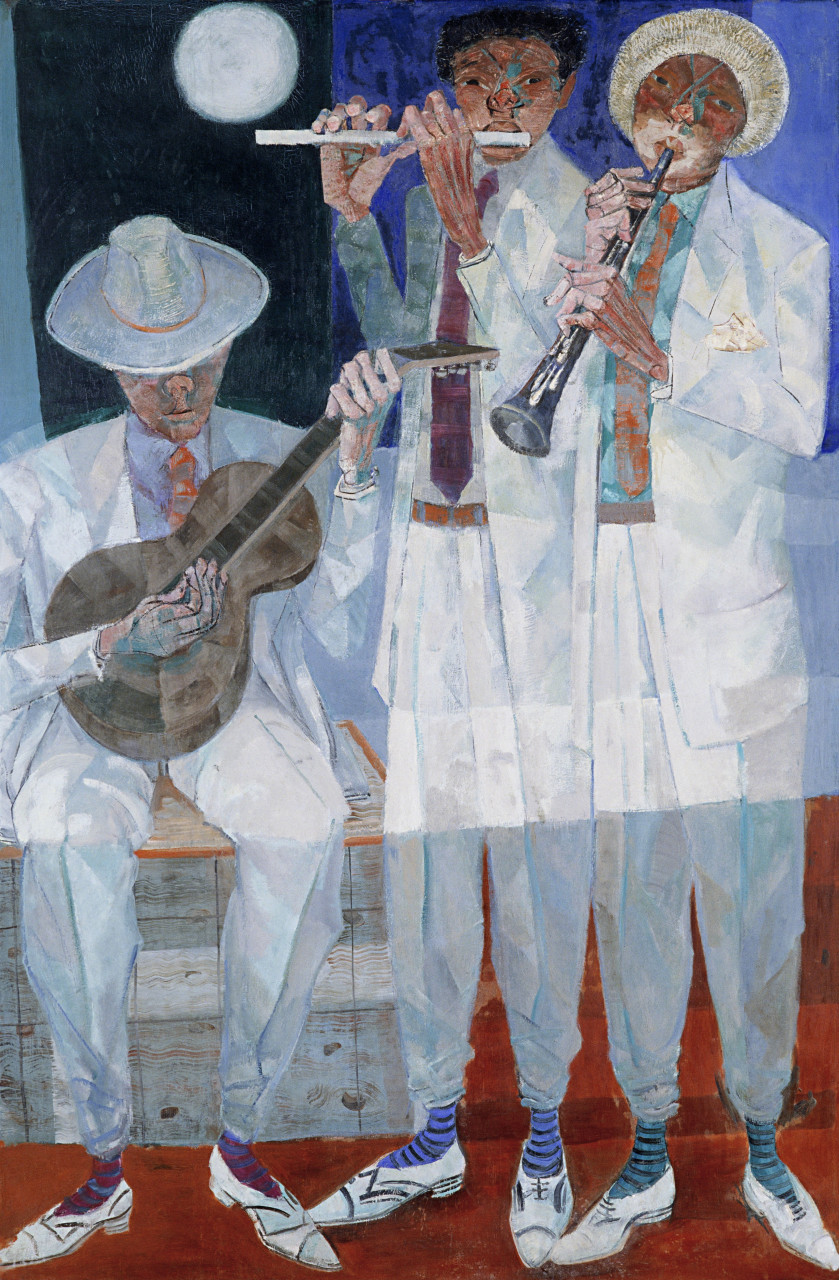 小夜曲 画作名称:serenata 中文名称:小夜曲 画 家:坎迪多·波尔蒂纳