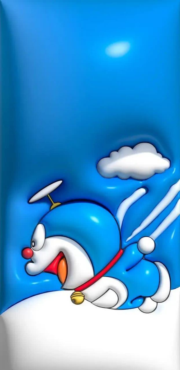 我要上热门# 3d立体凹凸壁纸卡通来也#全屏曲面立体壁纸# #手机壁纸