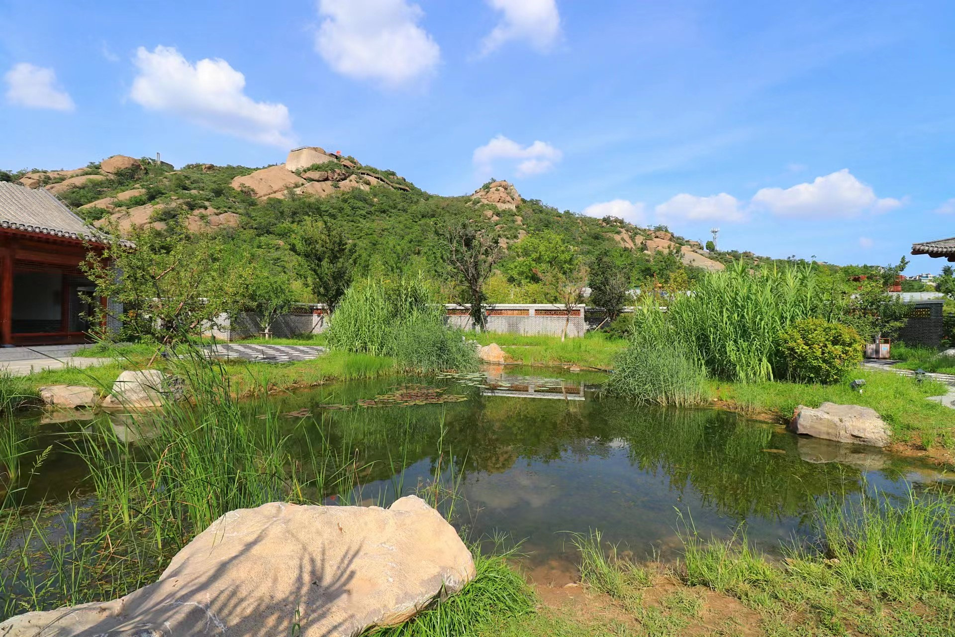 济南药山洋涓湖公园掠影,犹如世外桃源!