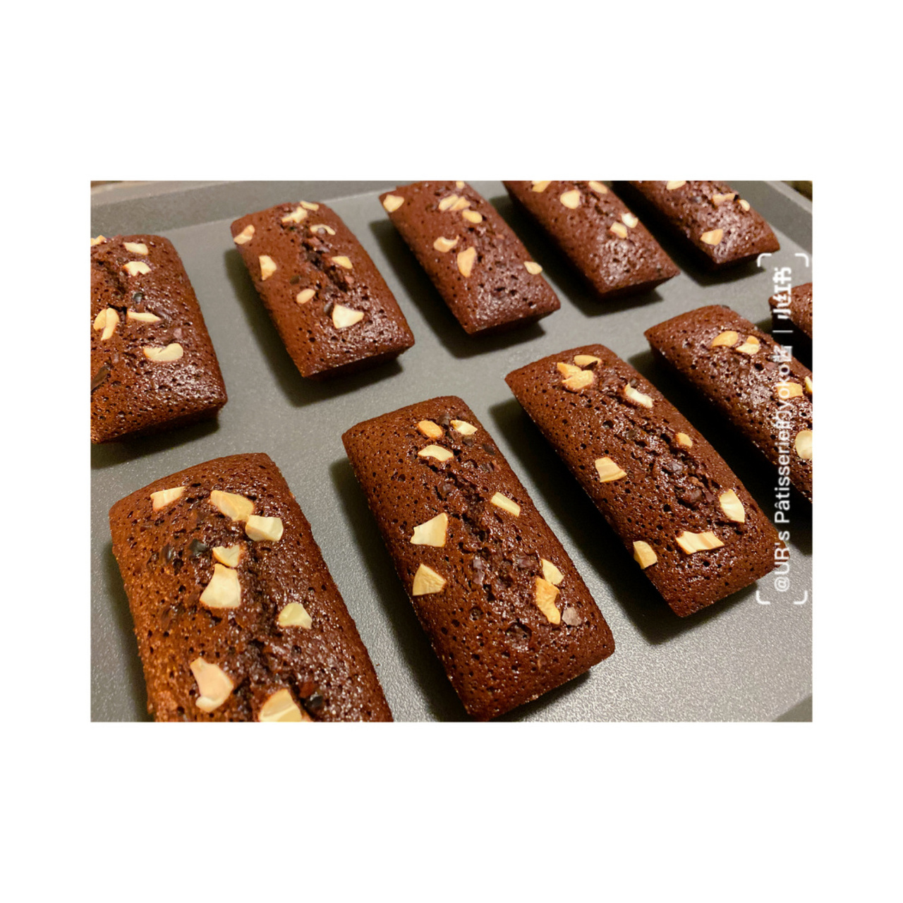 限量礼盒系列 no3巧克力腰果可可费南雪 financier原意是资本家和财经