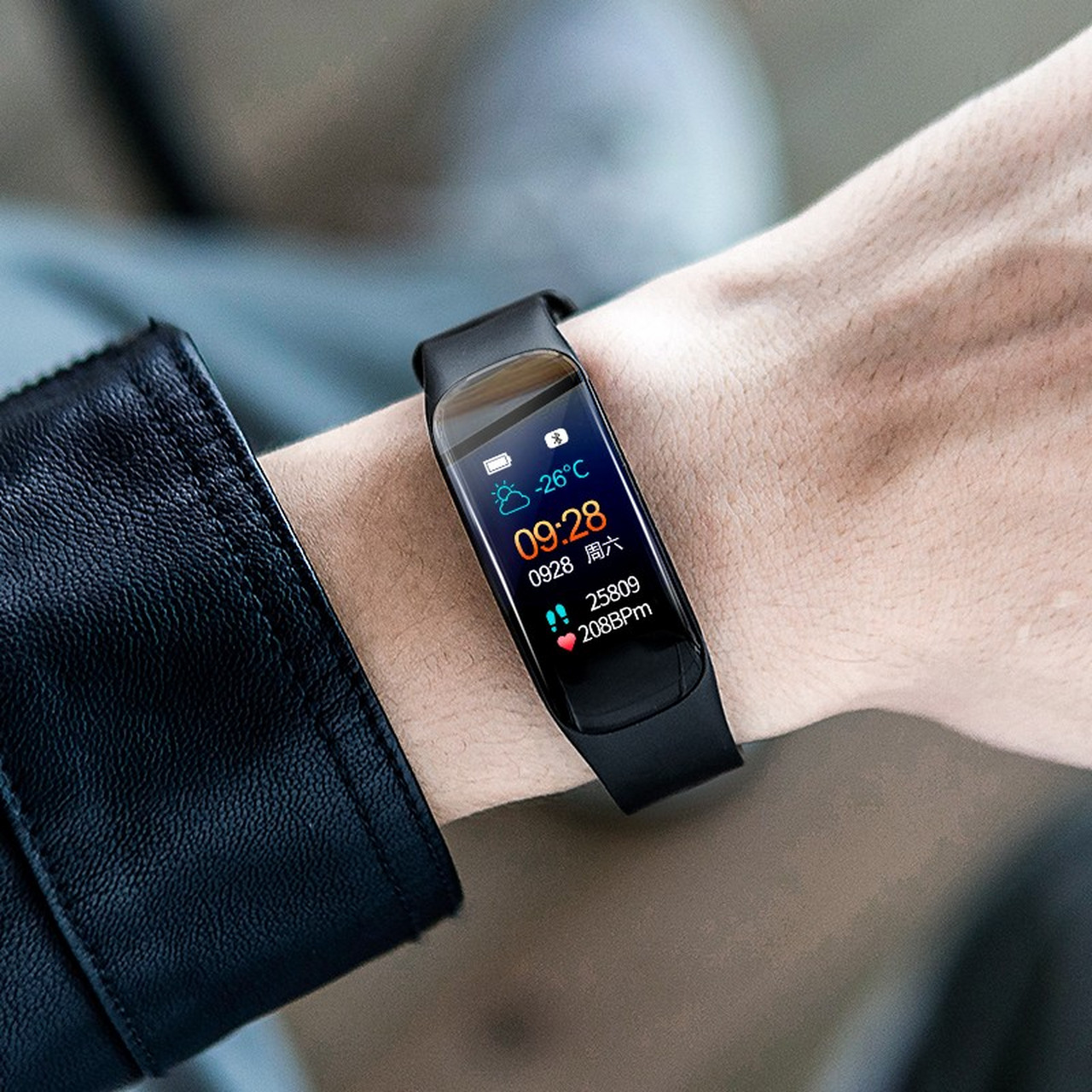奥迪斯(ots) 智能手表男女学生时尚潮流运动手环多功能心率血压信息