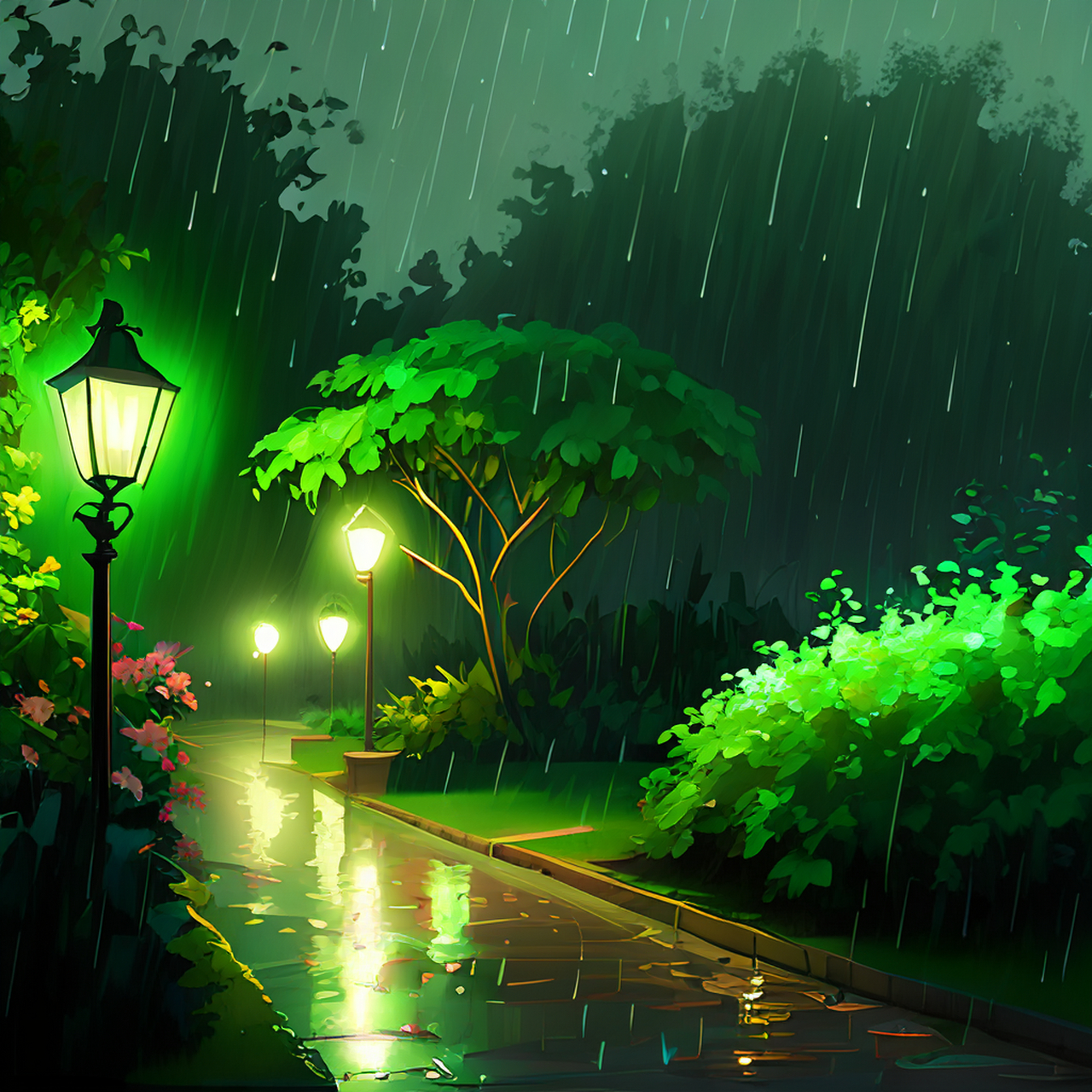 何如小摘春畦绿,共话西园夜雨灯.明净,清远,典雅#百度文心一言来了