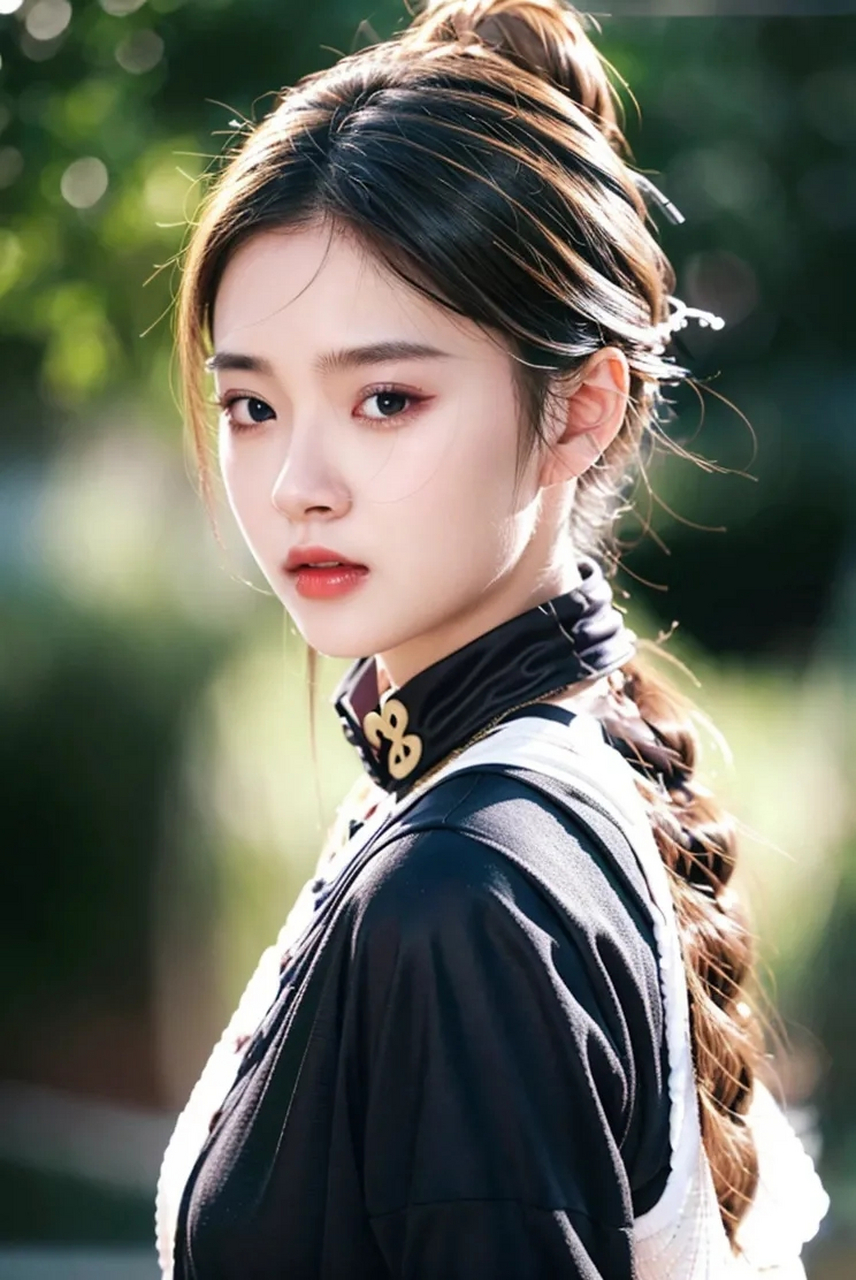 标准东方美女,精致面容女神写真图集,国风女生艺术照人像摄影#美女