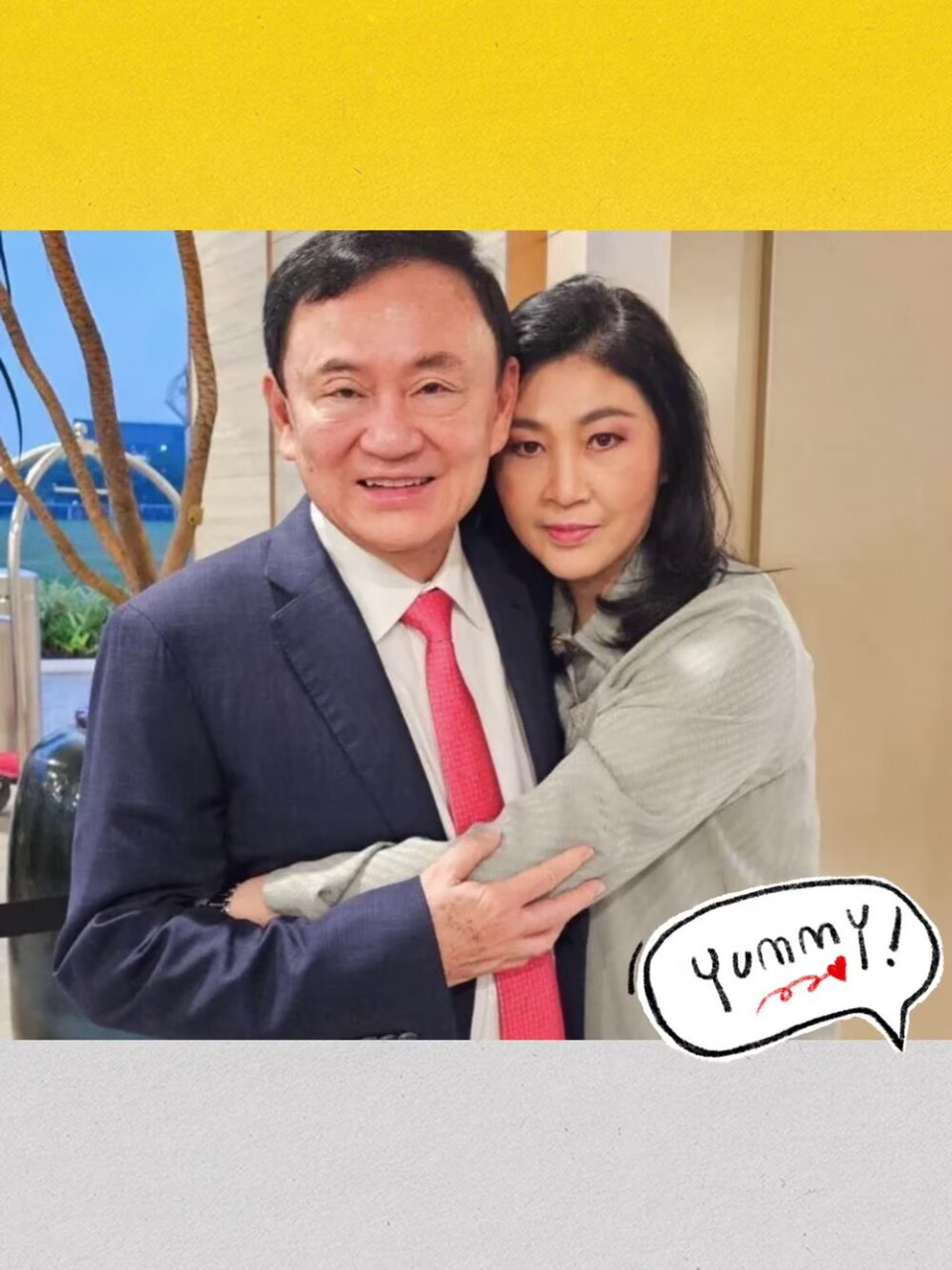 与哥哥他信的逃亡生活 这是六年来,前泰国总理英拉·西那瓦(yingluck