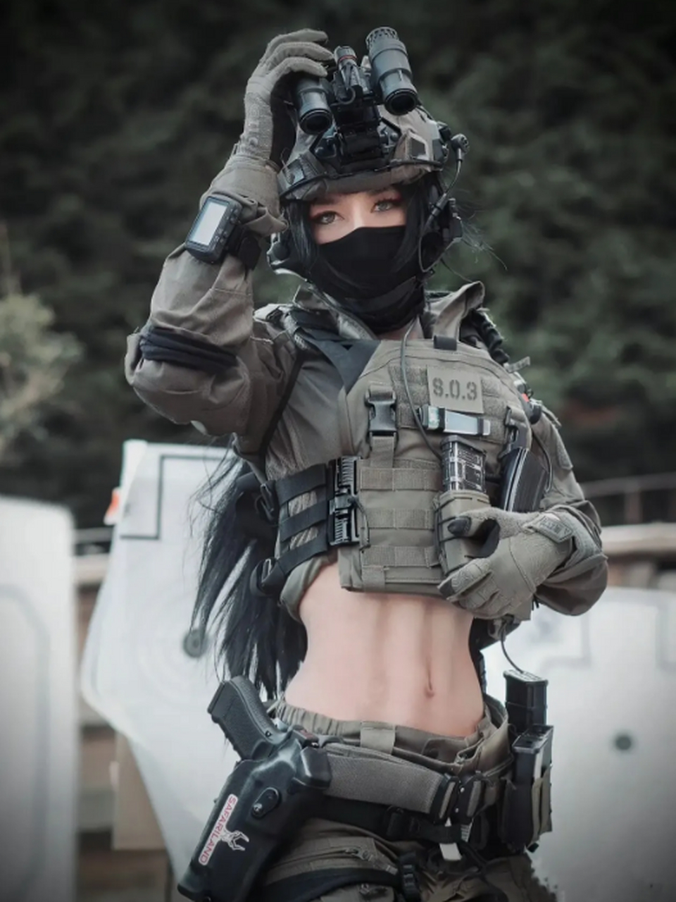 特种兵可以留长发吗?经常作战训练的女兵怎么这么白?