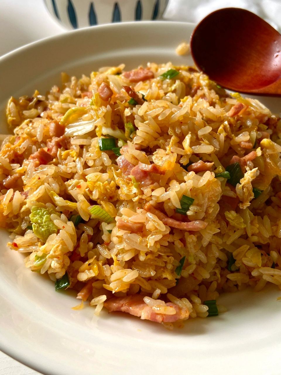 可以吃一辈子的神仙炒饭,辣白菜培根炒饭 10分钟快手炒饭,辣白菜培根