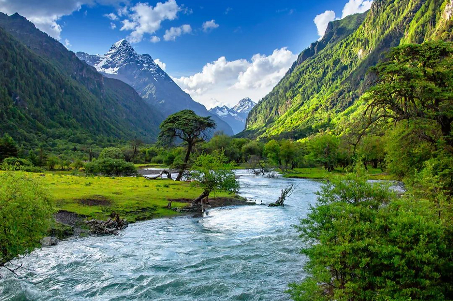 夏日里的"四姑娘山",这里每一秒都散发着清凉的气息,让人感觉神清气爽