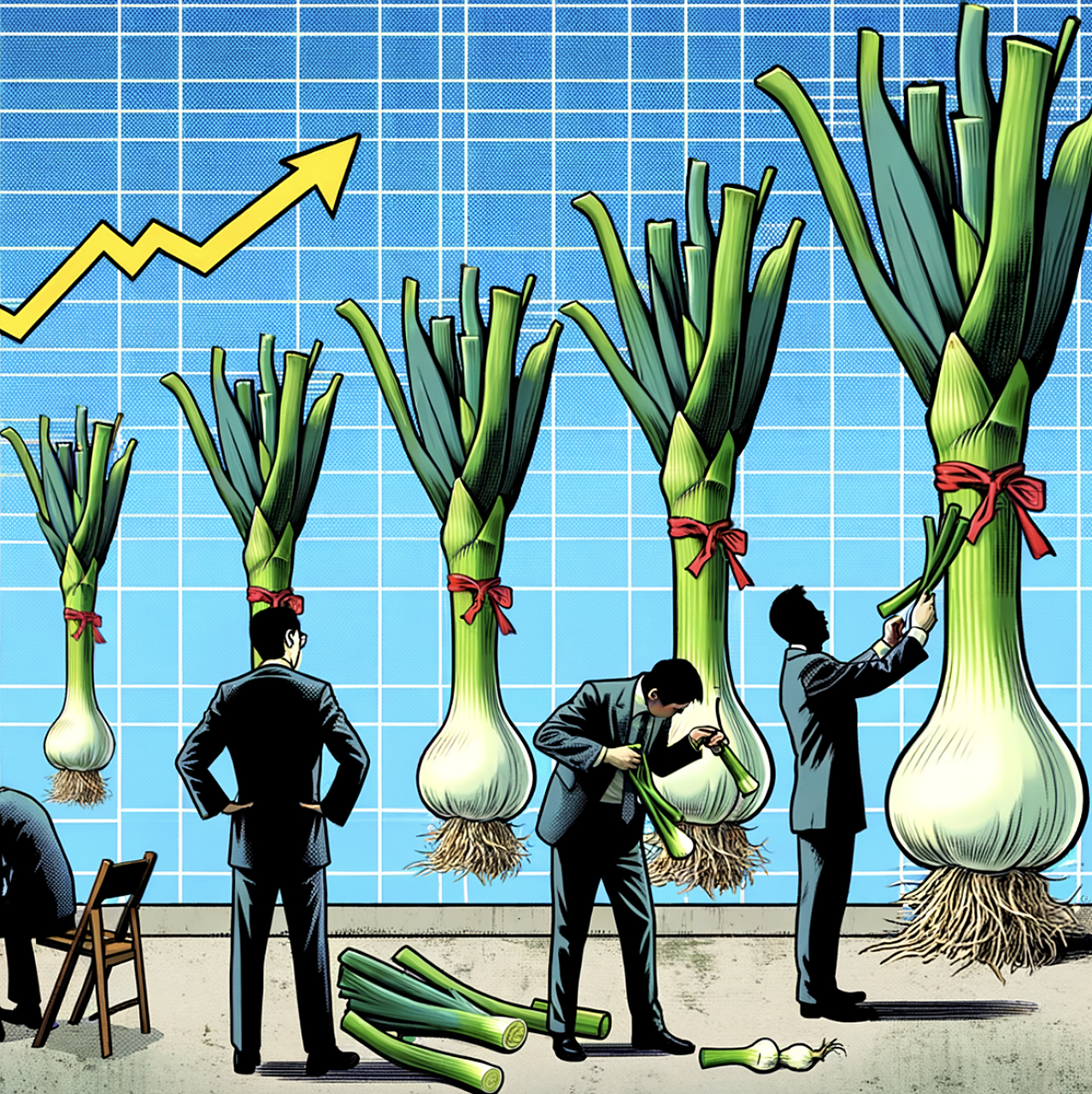 人工智能生成张散户韭菜漫画,您感觉怎么样?