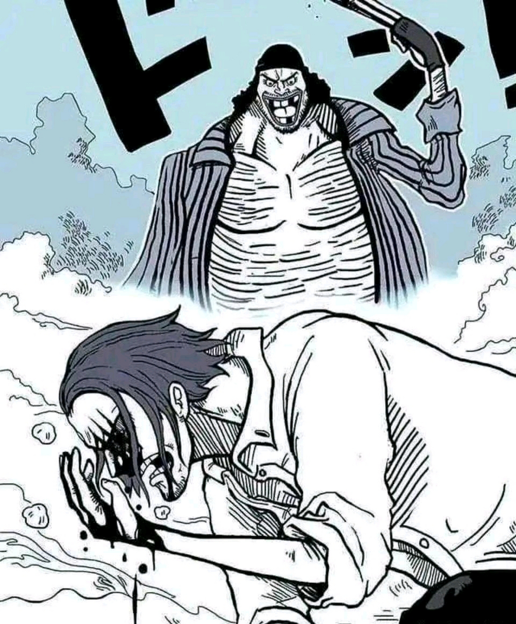 年轻的黑胡子很强的哦,别小瞧他了,毕竟红发都被他伤到了!#海贼王