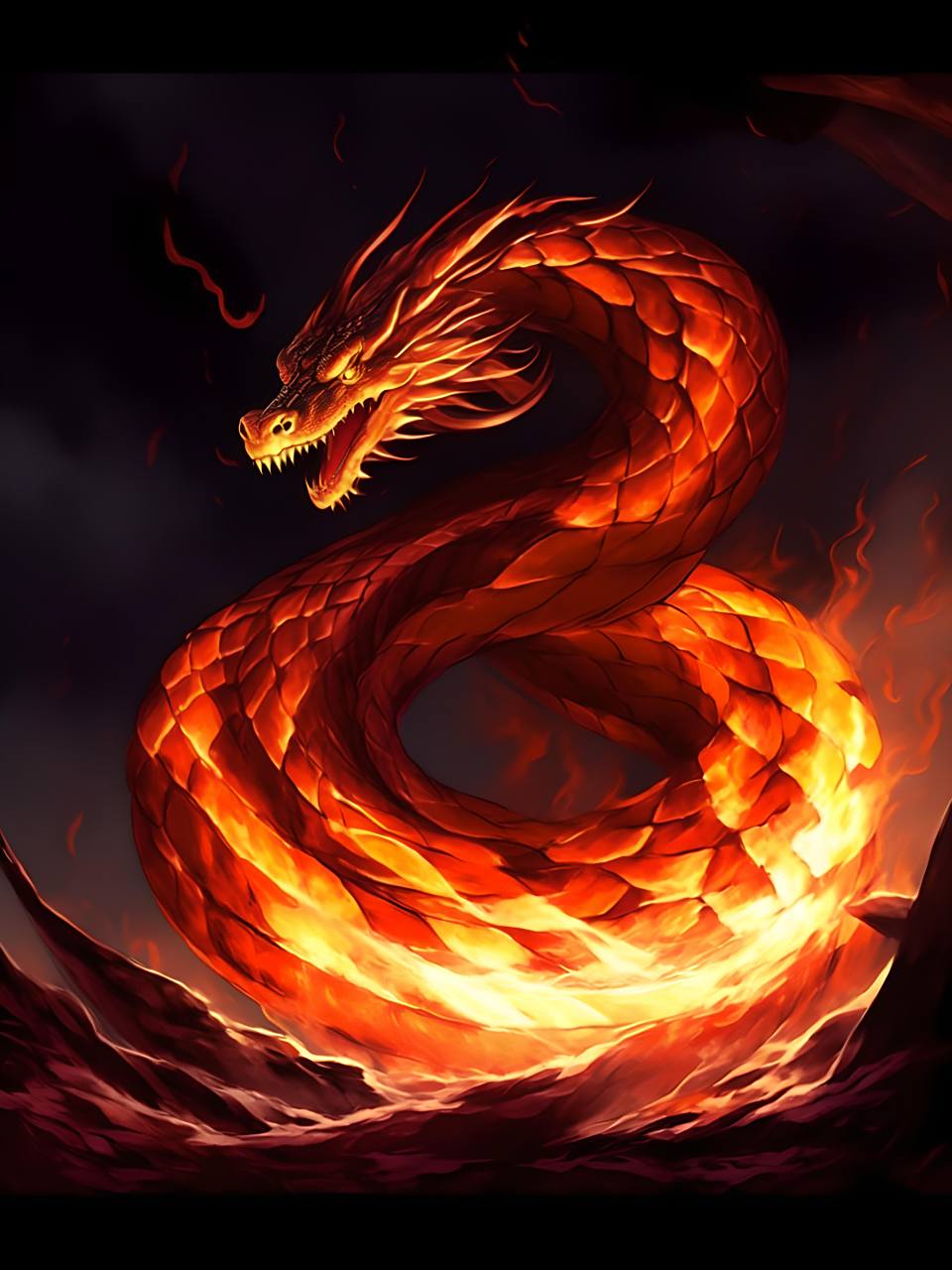 a绘11,#蛇##图片##动漫壁纸