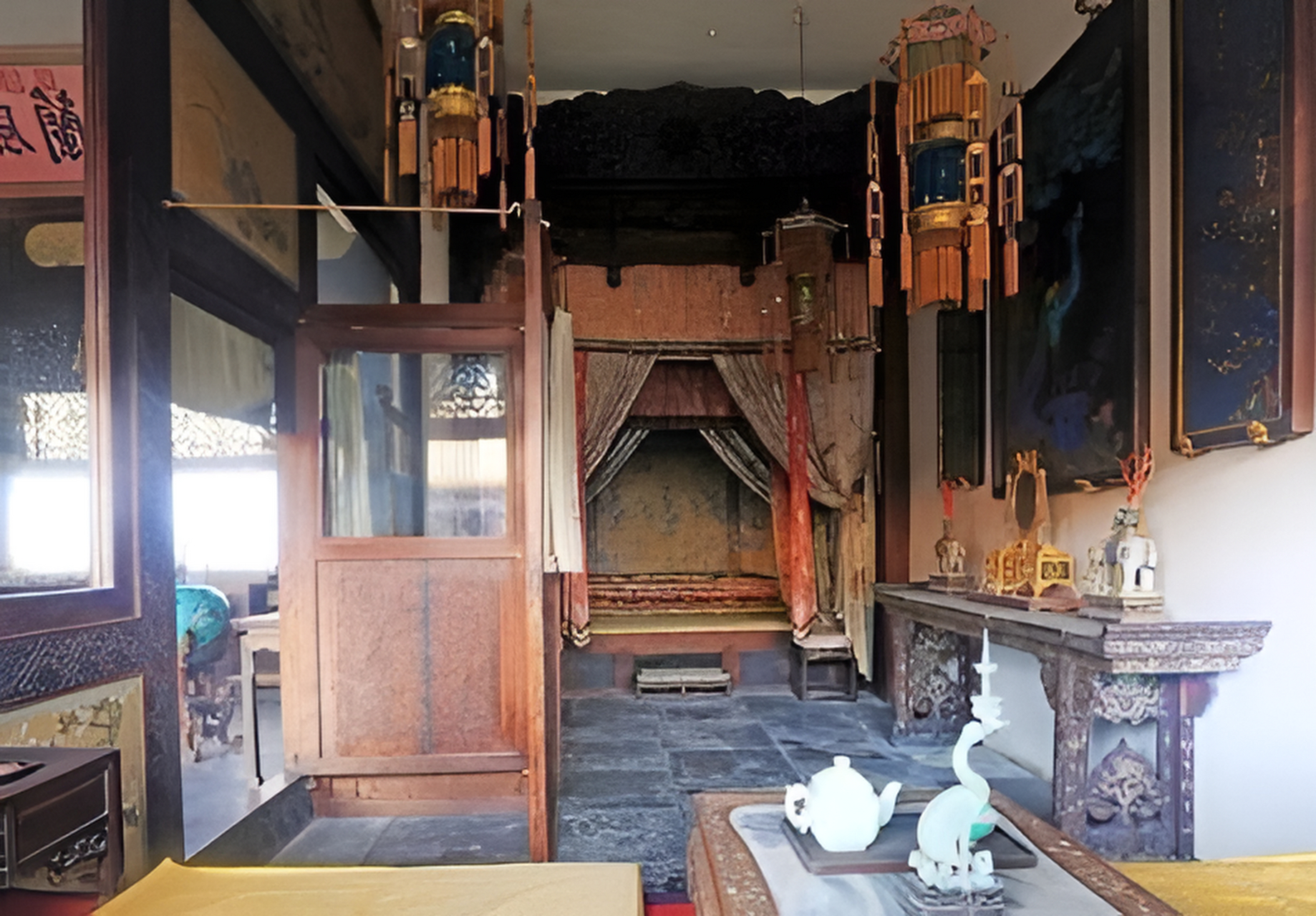 这是慈禧太后的卧室!