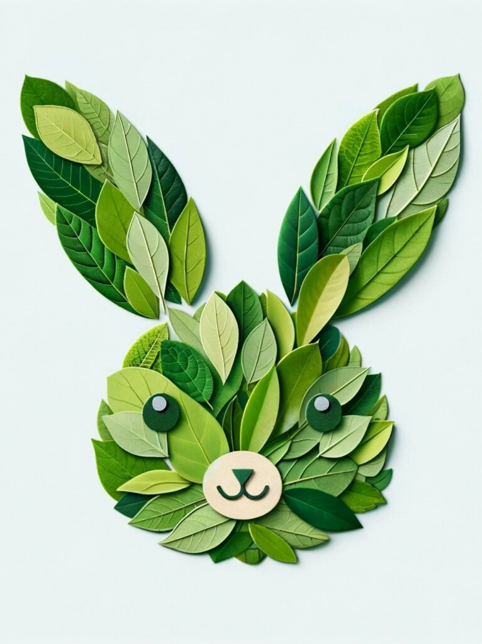 树叶动物拼贴画  树叶动物拼贴画是一种富有创意的手工艺术活动,可以