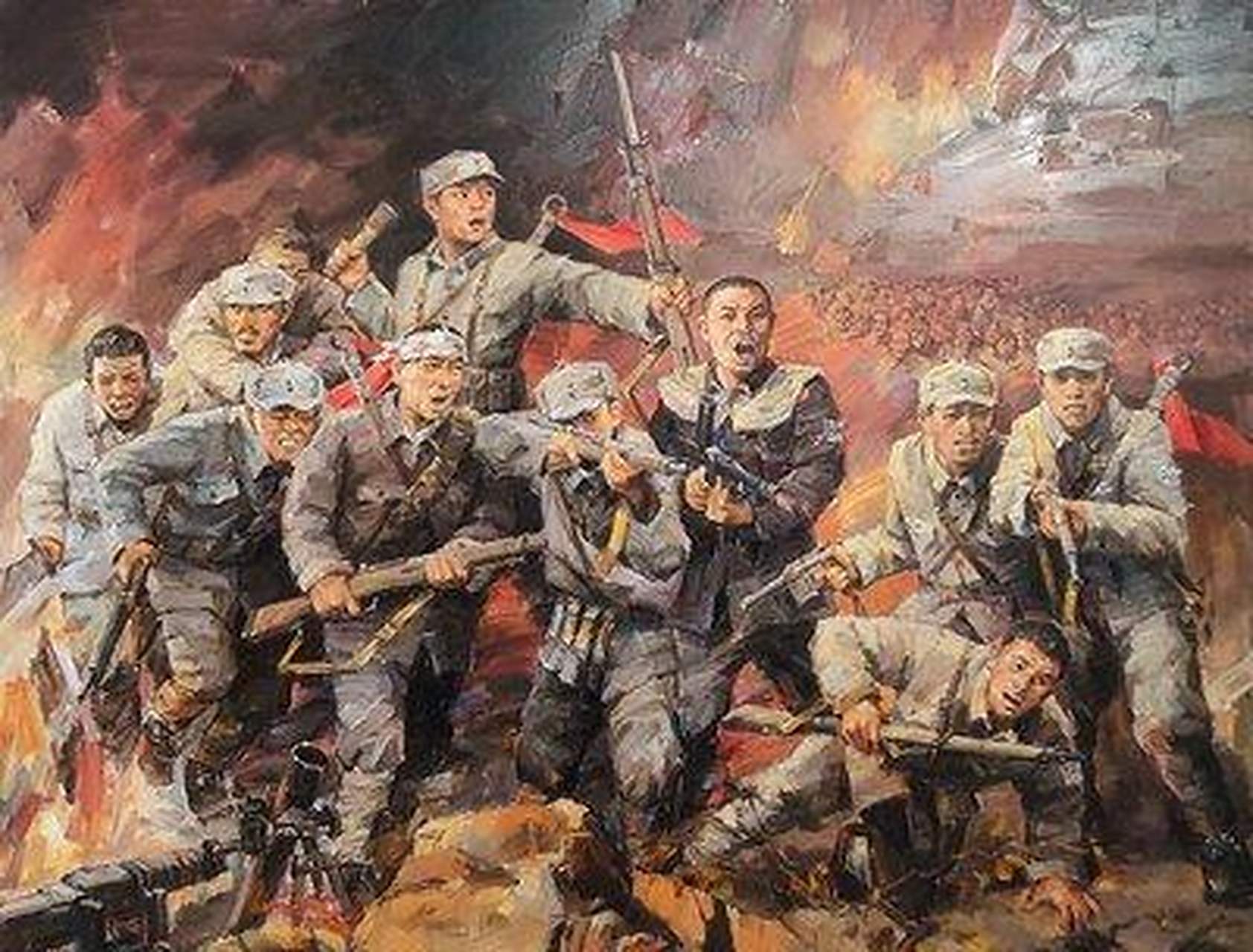 1941年,沂蒙八路军部队被日军团团包围,就在众战士