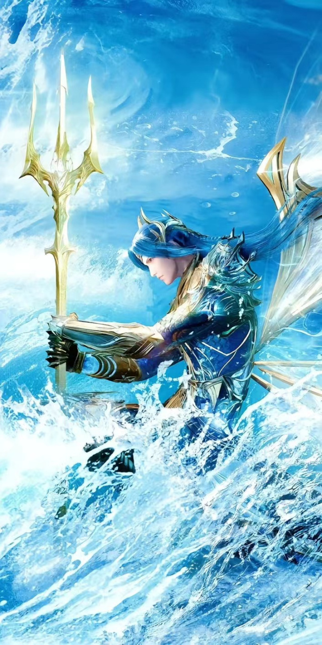 斗罗# #斗罗大陆# 唐三挥舞着身上的魂环 成就一代海神,为苍生而 