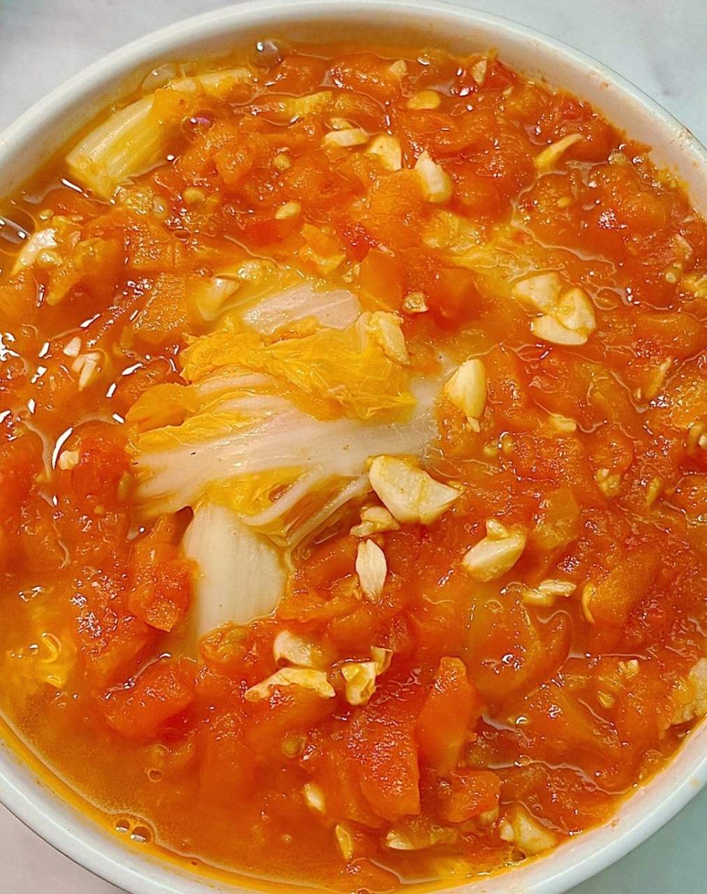 西红柿白菜汤,最简单的食材做出来也可以很好吃[赞r] 减脂的姐妹