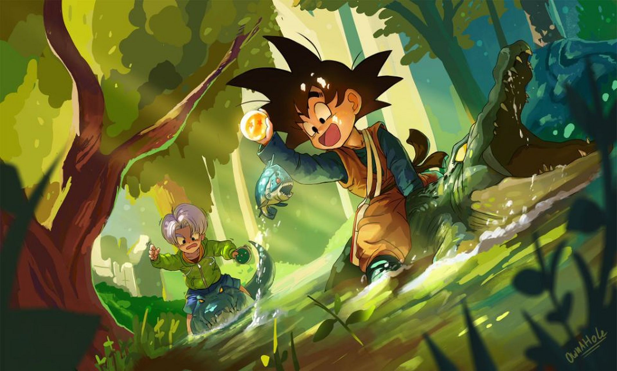 龙珠gt# 当年的龙珠gt是许多人心中,一个关于龙珠最美好的结局.