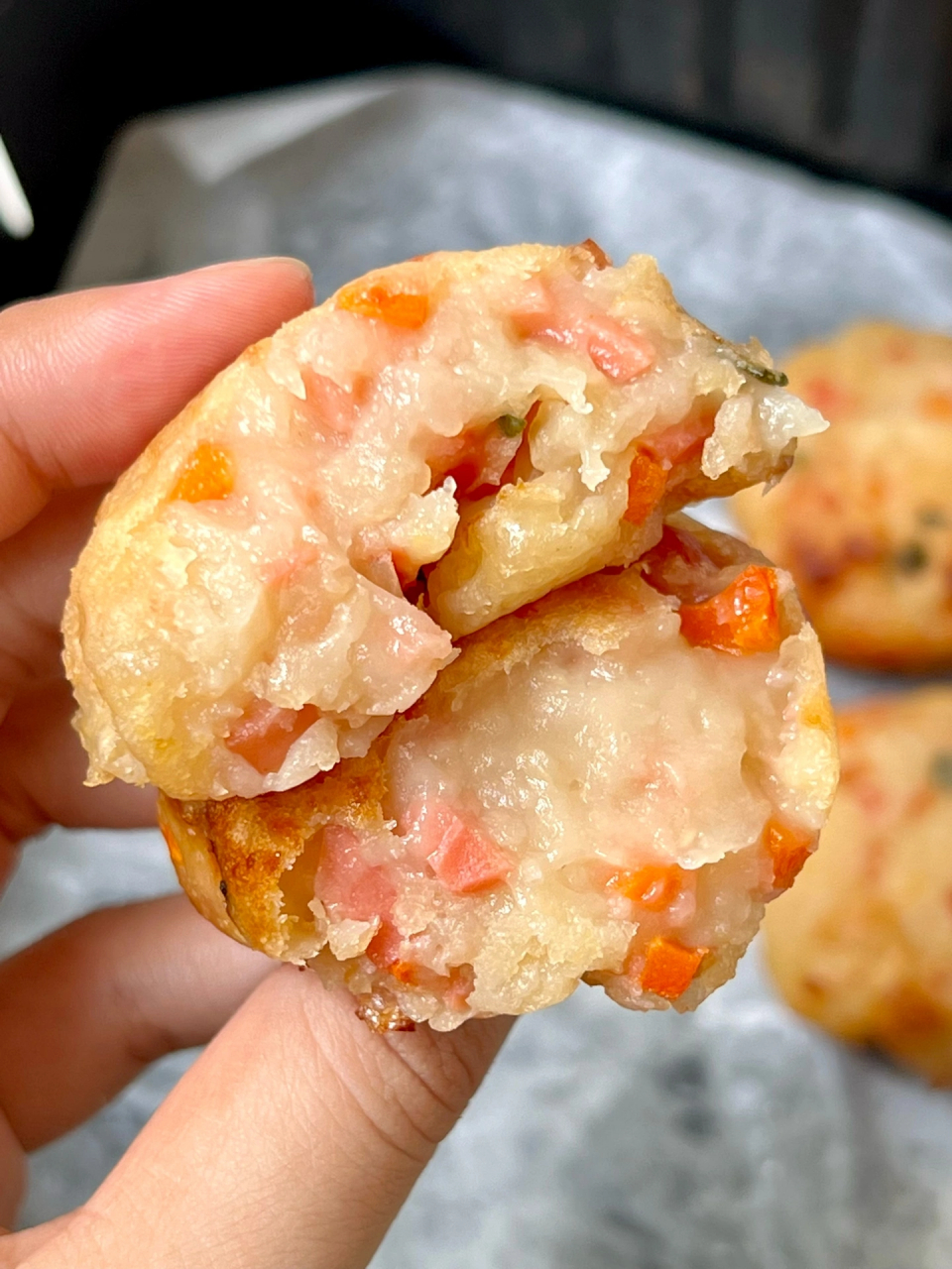 自制土豆球08! 咸香浓郁!