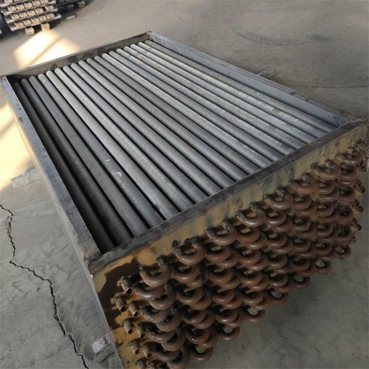 翅片管散热器 烘房蒸汽散热器 空气换热器 [庆祝]翅片管散热器原理