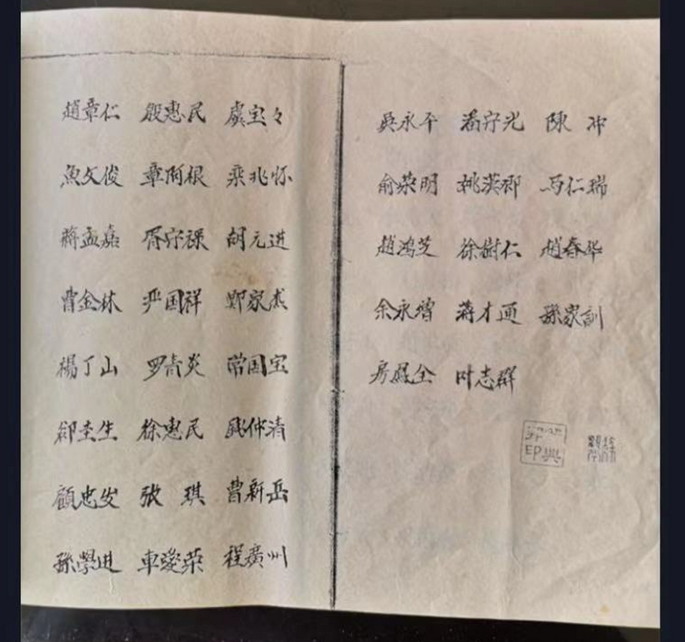 解系心意拳拳谱之传承-林根生先生公开