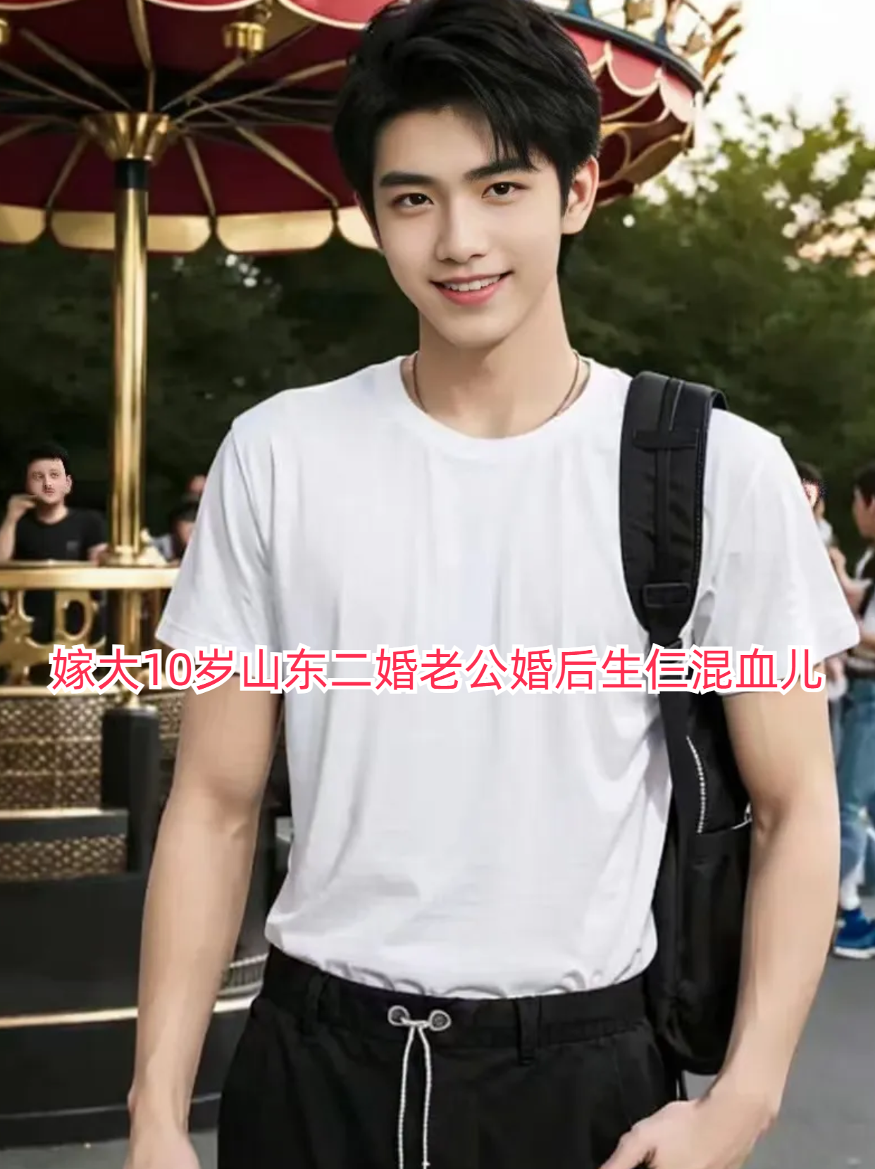 一个阿拉伯女生嫁给了大她10岁的山东二婚老公