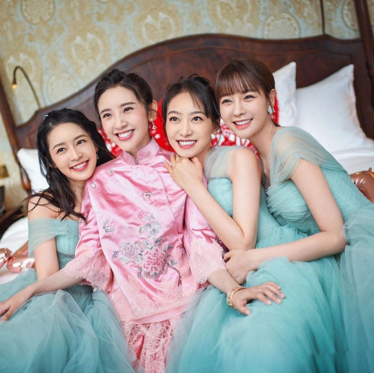 明星结婚伴娘团合集,大家最喜欢谁的伴娘团呢?真是各有各的美