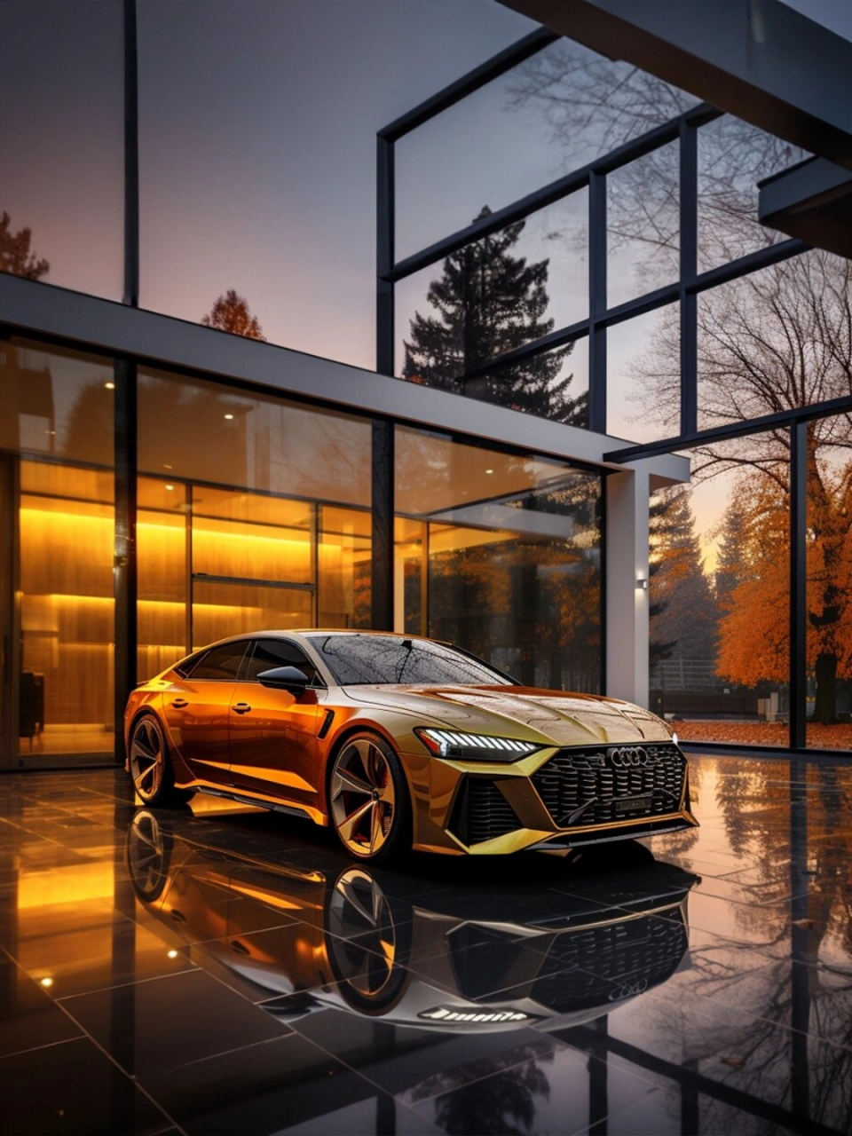 西装暴徒奥迪rs7浮夸暴力美学  在汽车世界,总有那么几款车能燃起男人