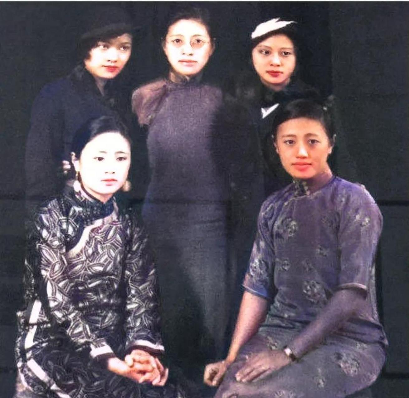 领动计划# 国民党元老,张静江的"五朵金花",他的五女儿分别叫;蕊英