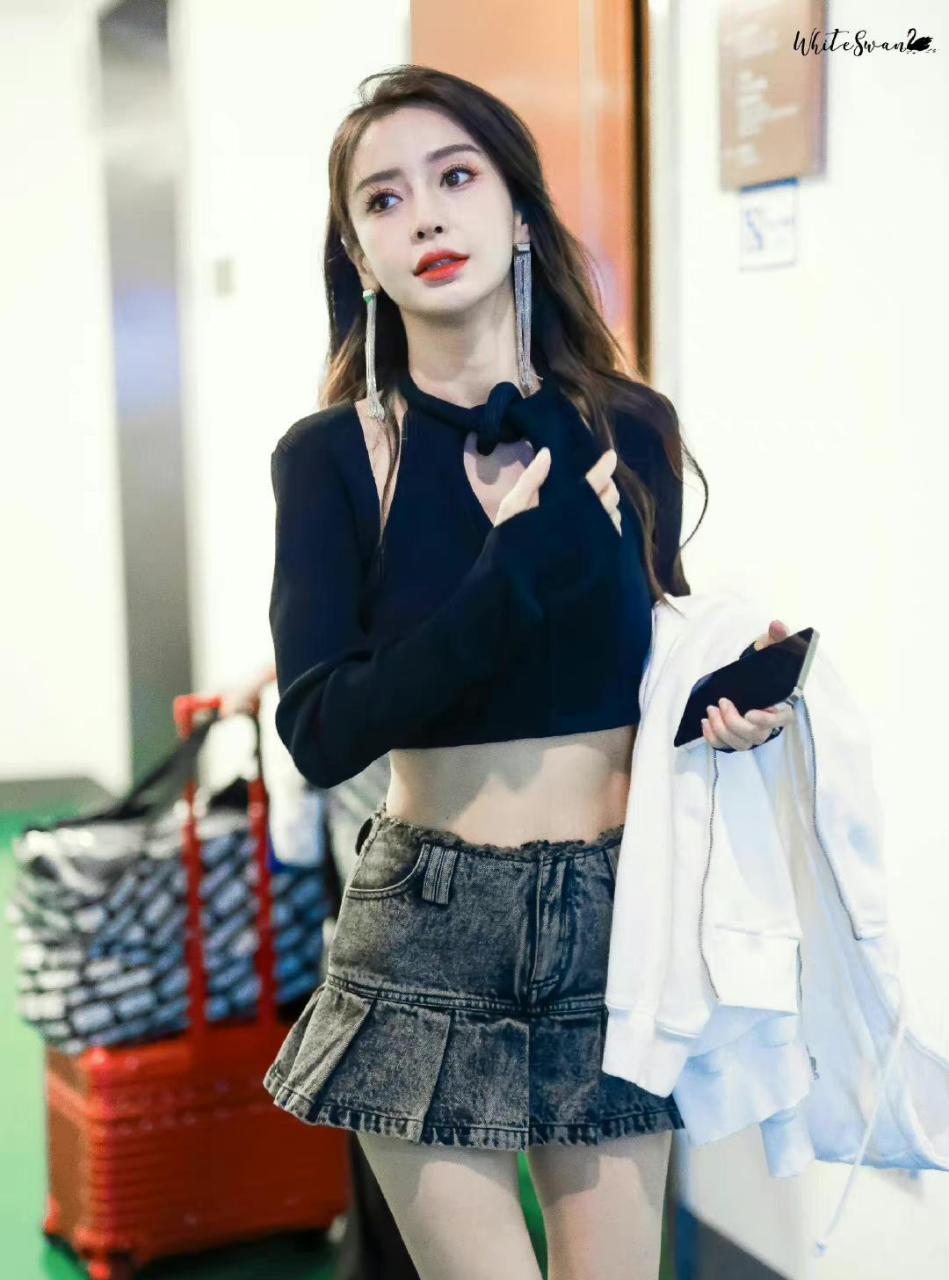 angelababy的腰太厉害了