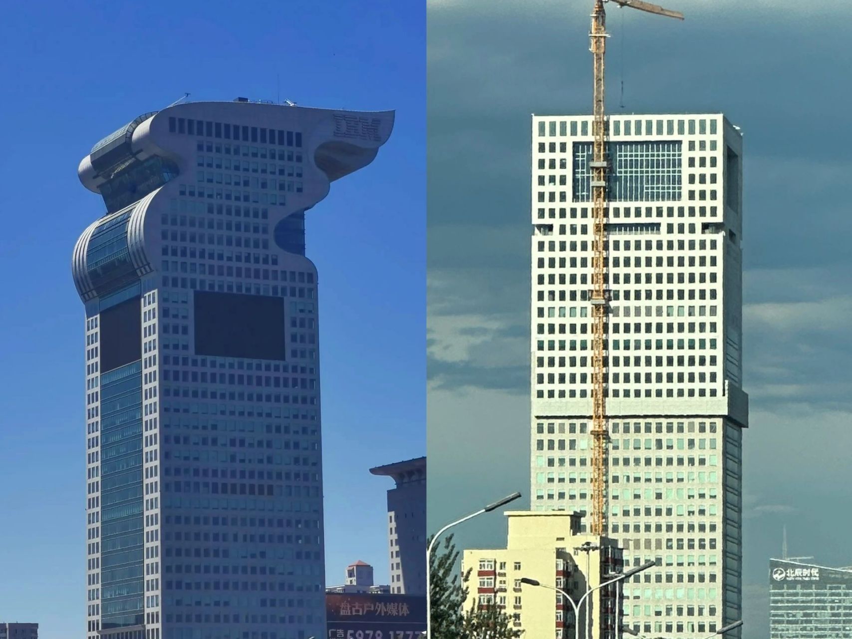 曾经的盘古大观已不复存在 突然发现北四环旁盘古大观改造已接近尾声