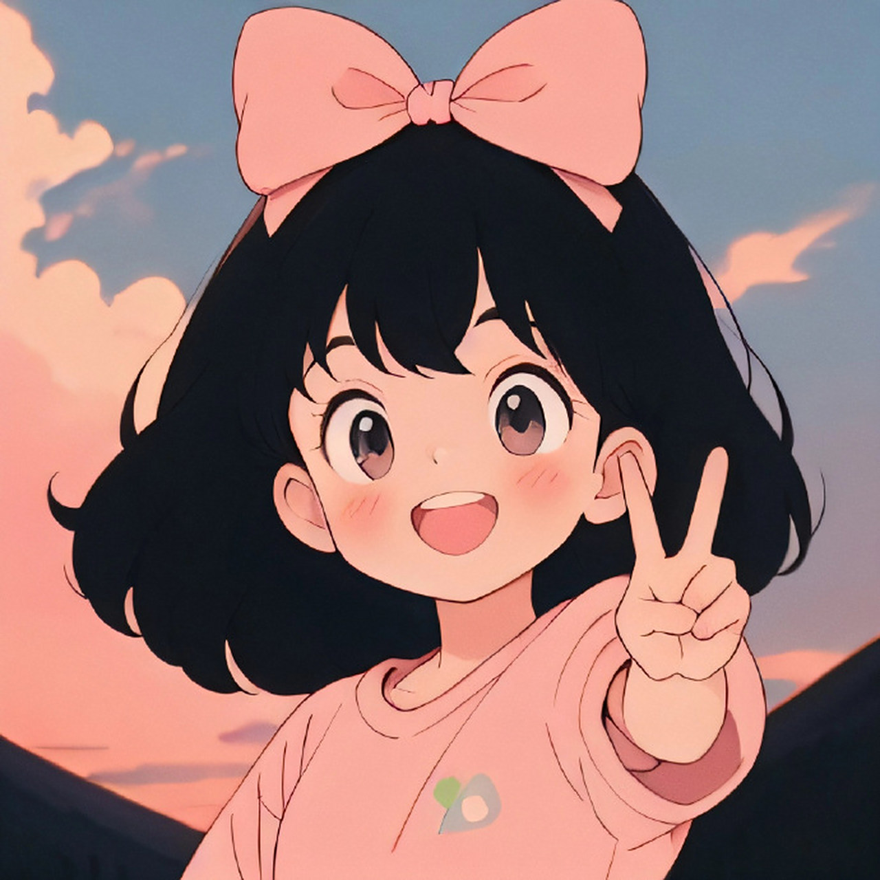 卡通女生wechat头像也很可 #女生卡通头像# #卡通头像# #女生头像