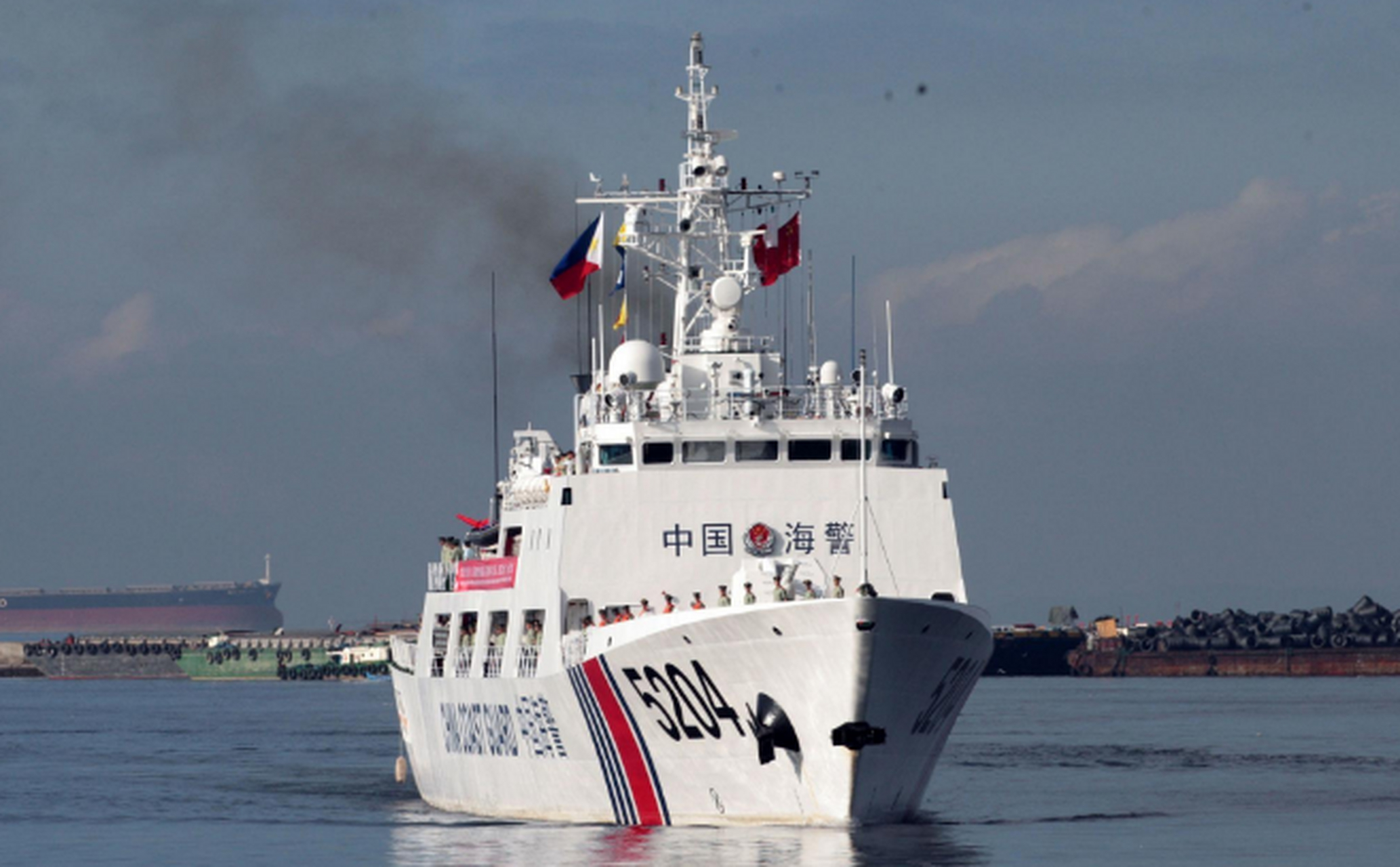 从手无寸铁到一流火力,中国海警巡逻舰舰载武器现状,中国海警是负责