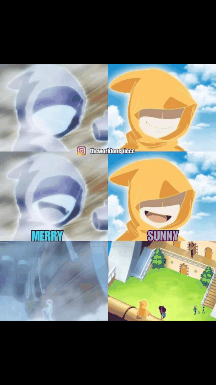 gif创作人# 桑尼号的船精灵和梅丽号的船精灵 [流泪] [流泪] [流後]