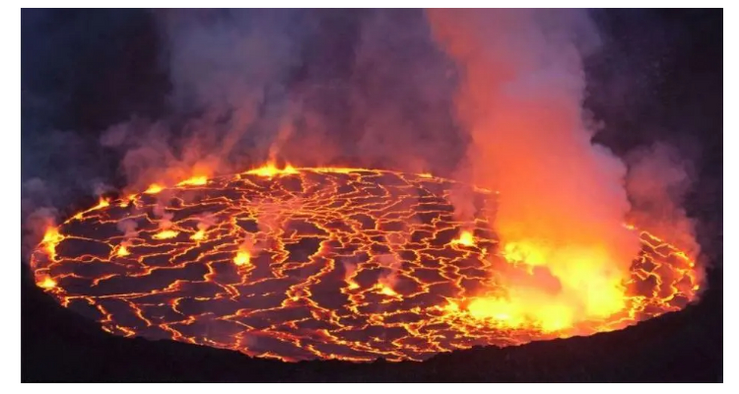 刚果火山图片