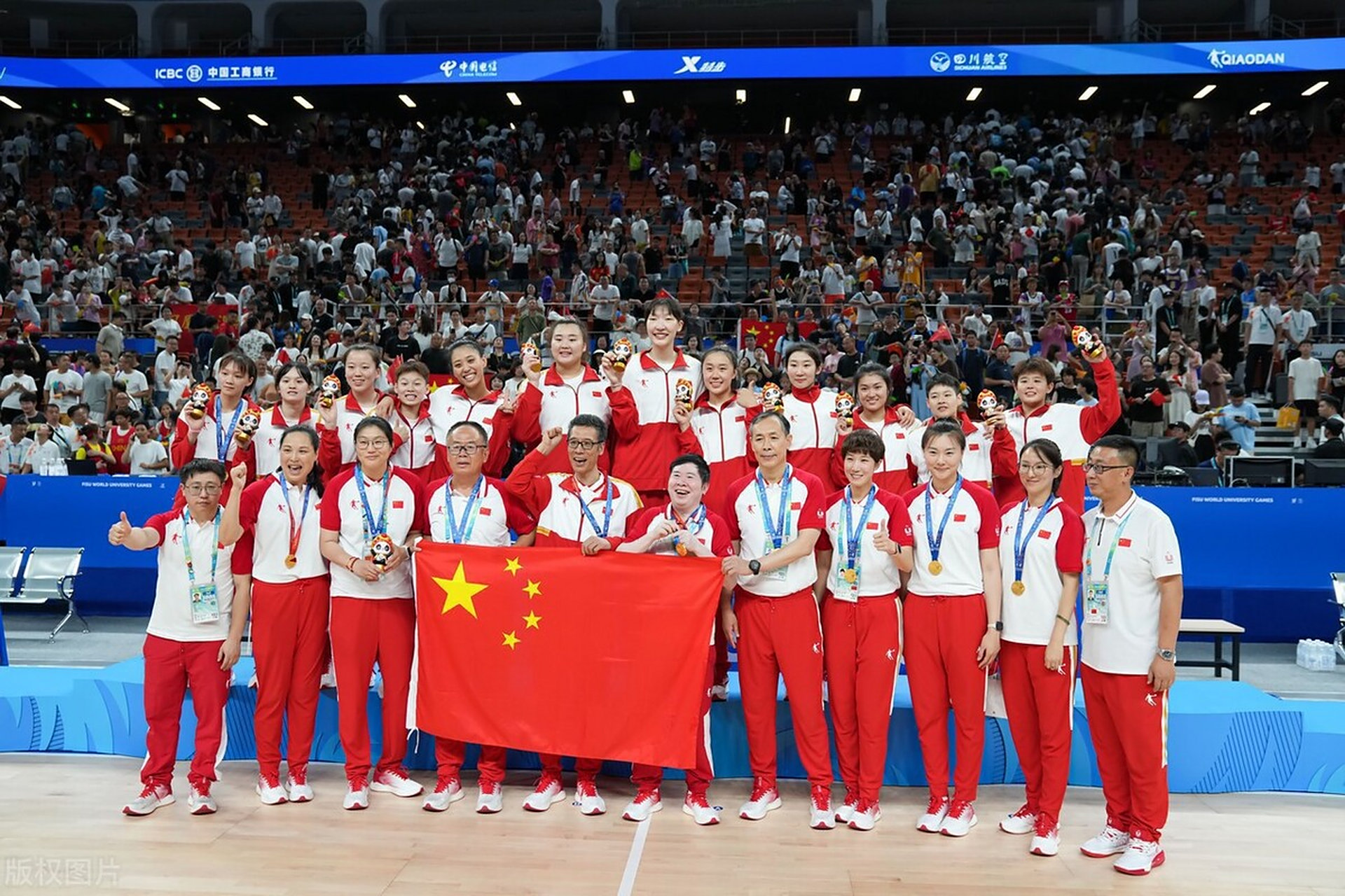 中国大学生女篮在2021年成都大运会女篮决赛中,以99-91的比分战胜了