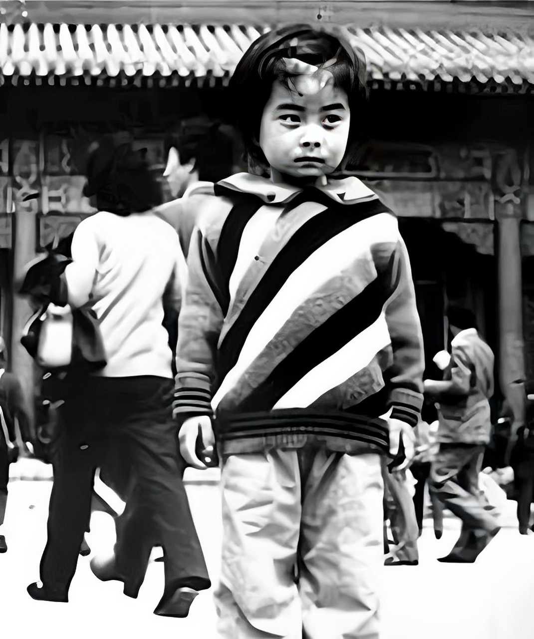 郭晶晶小时候的照片拍摄于1986年,当时郭晶晶才5岁!