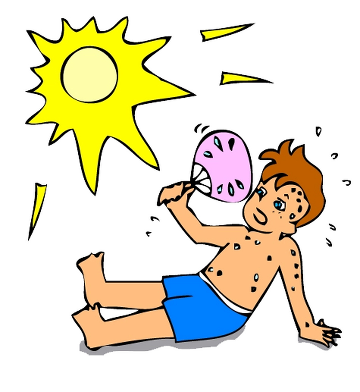 气温太热了,比如四川重庆,广东等地区,过于炎热的时