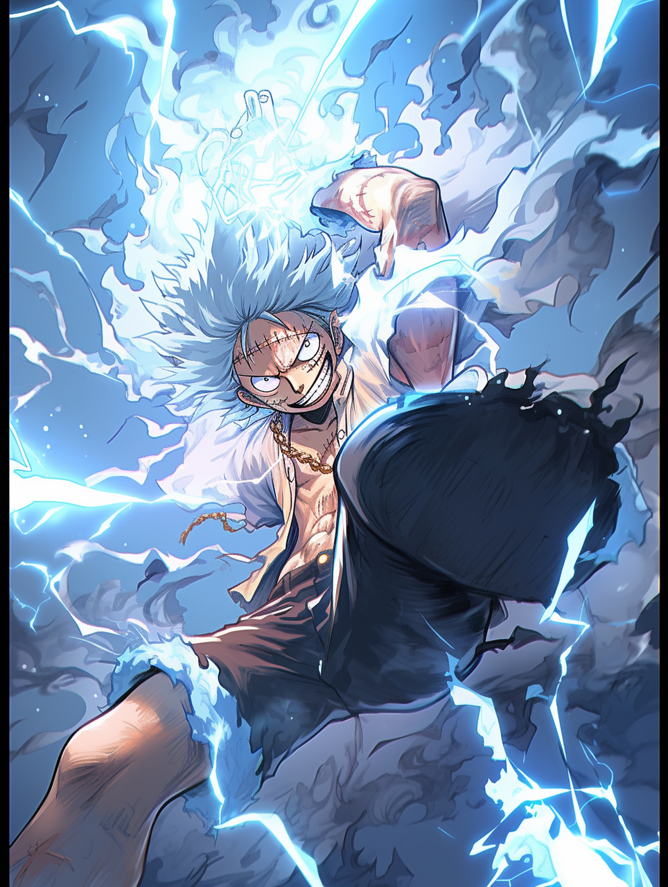 路飞五档#海贼王# #海贼王路飞五档火力全开