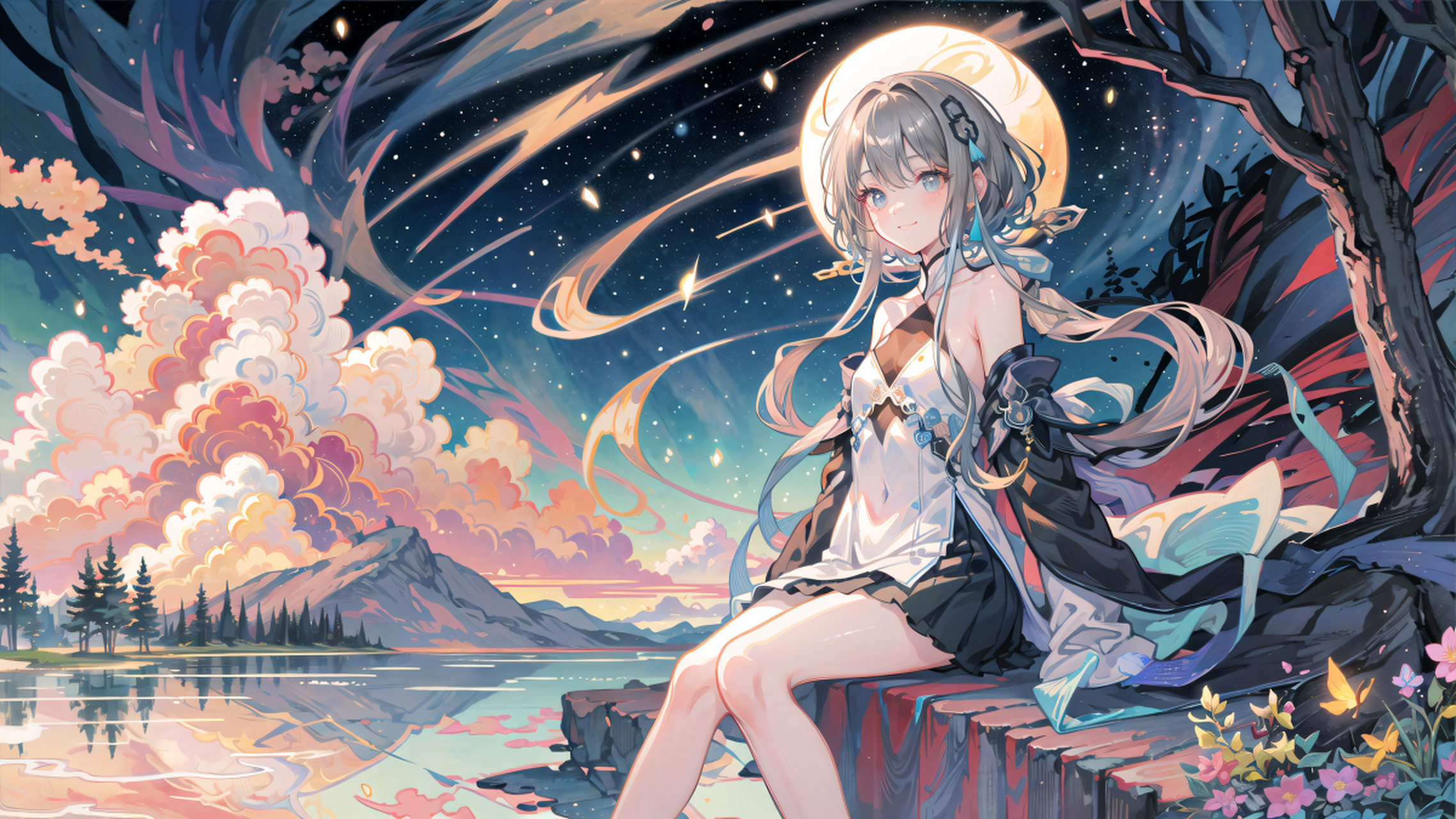 宛似仙境一般  #二次元