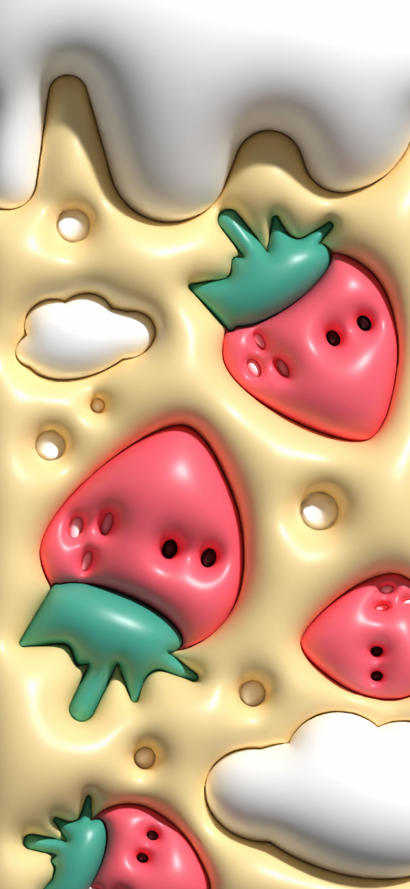 今日分享爆款主题:3d立体水果 流行趋势:灵感来源于3d立体水果纸膜,不