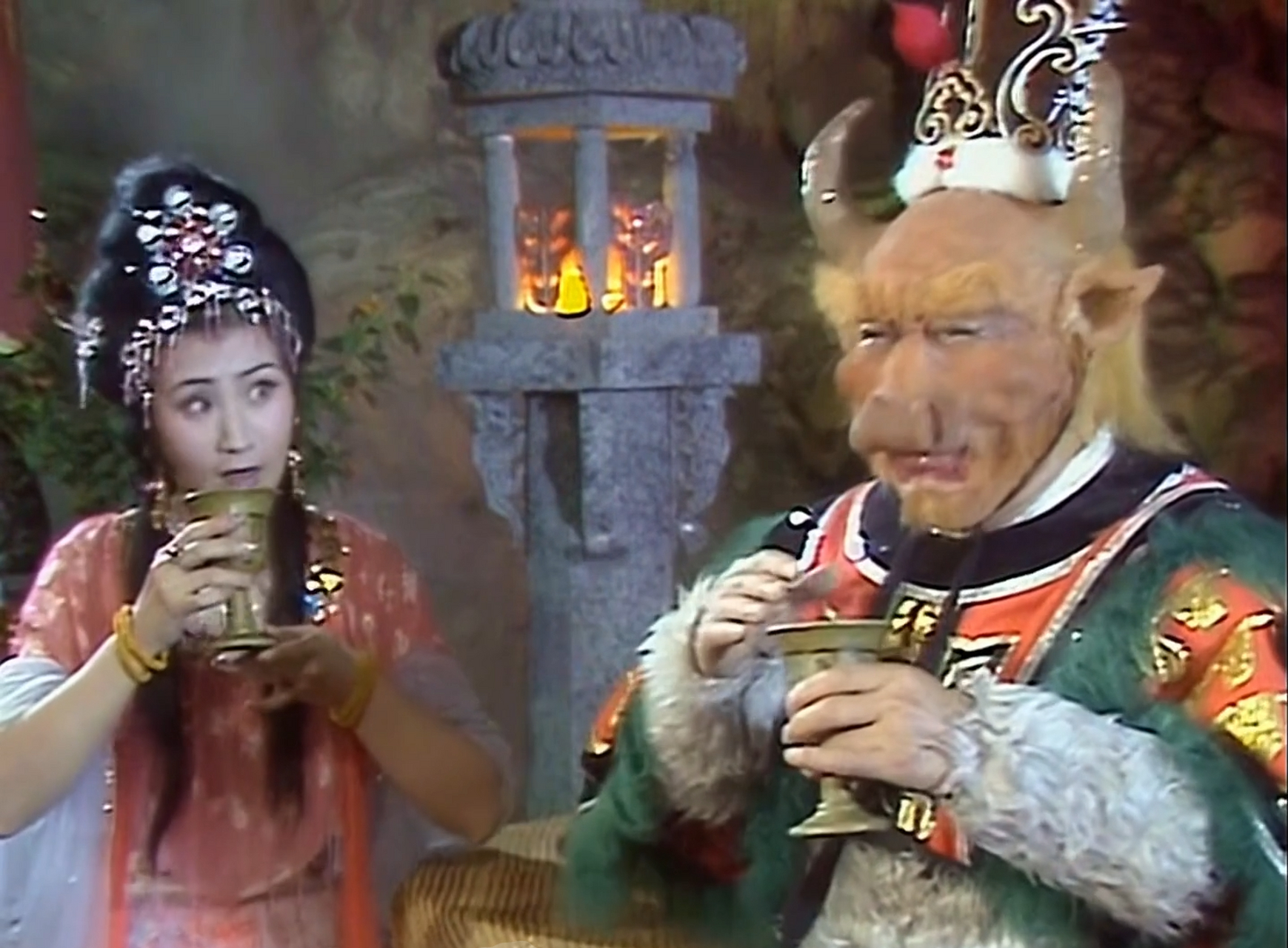 牛魔王派红孩儿镇守六百里钻头号山.